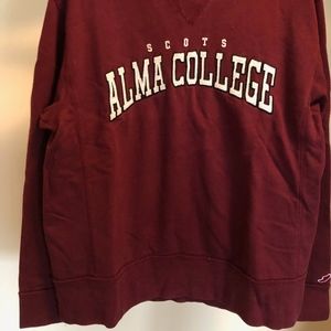 Maroon Alma College Sweatshirt
